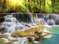 Erawan Waterfall in Kanchanaburi Province